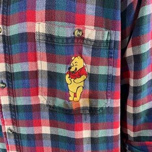 Disney Shirts - Vintage Disney Winnie The Pooh Flannel Disney Shirts - Vintage Disney Winnie The Pooh Flannel